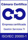 Logo Calidad ISO 20001 Cámara