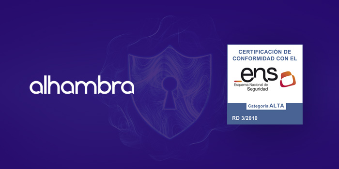 Alhambra IT apuesta por la máxima seguridad informática con la certificación ENS Categoría Alta